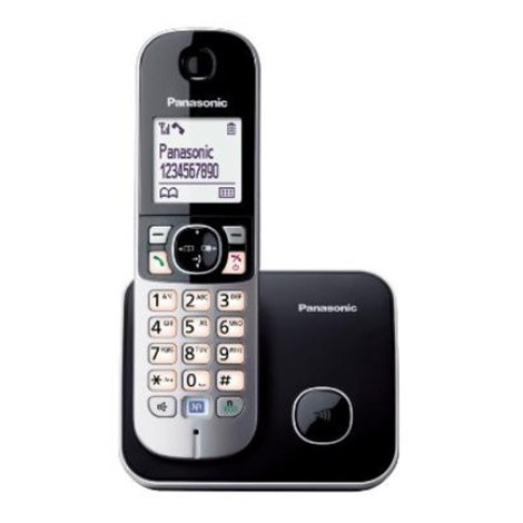 Panasonic | Cordless | KX-TG6811FXB | Built-in display | Caller ID | Black | Conference call | Phonebook capacity 120 entries | - 3